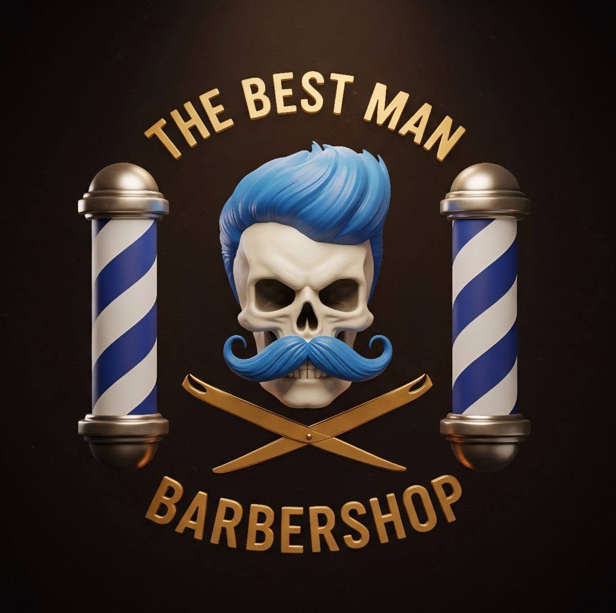 The Best Man Barbershop logo